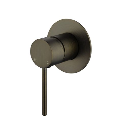 Star Mini Antique Brass 35mm Shower Mixer