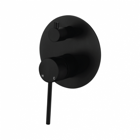 Star Mini Matte Black 35mm Shower Divertor