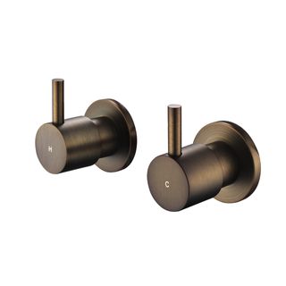 Star Mini Wall Top Assemblies Electroplated Antique Brass