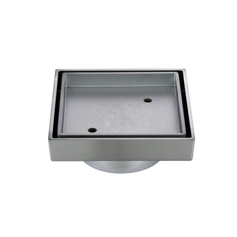 MN Tile Insert 115mm/75mm Outlet Electroplated Brushed Chrome
