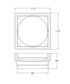 MN Chrome Tile Insert 115/95mm