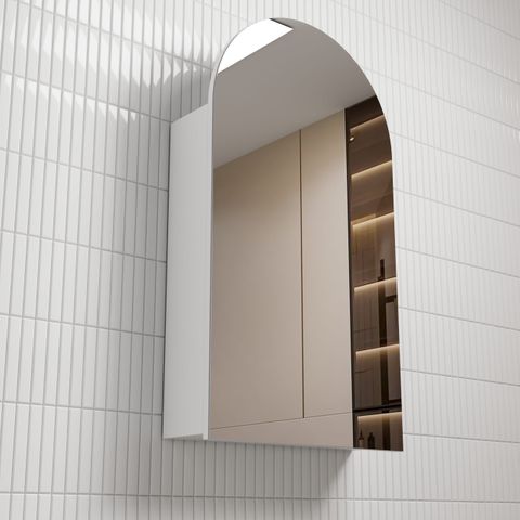 Canterbury Shaving Cabinet Matte White