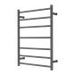 MECCA 240V 7 BAR HEATED TOWEL LADDER GRAPHITE