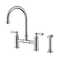 York Bridge Kitchen Set With Hand Spray Chrome