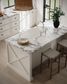 YORK BRIDGE KITCHEN SET BRUSHED NICKEL