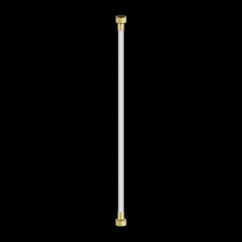 500MM PREMIUM G1/2 FEMALE&nbsp;FLEXIBLE WATER&nbsp; CONNECTOR HOSE BRUSHED GOLD
