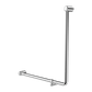 MECCA CARE 32MM 90 DEGREE BENT TUBE GRAB RAIL 750X750MM CHROME