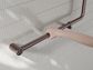 MECCA CARE 32MM 90 DEGREE BENT TUBE GRAB RAIL 750X750MM BRUSHED BRONZE