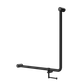 MECCA CARE 32MM 90 DEGREE BENT TUBE GRAB RAIL 750X750MM WITH TOILET ROLL HOLDER