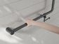 MECCA CARE 32MM 90 DEGREE BENT TUBE GRAB RAIL 750X750MM WITH TOILET ROLL HOLDER