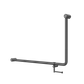 MECCA CARE 32MM DDA 90 DEGREE BENT TUBE GRAB RAIL 600X1000MM WITH TOILET ROLL HO