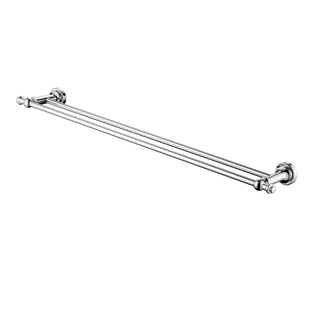 Medoc Double 750 Towel Rail Chrome