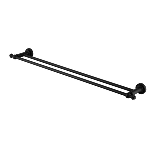 Medoc Double 750 Towel Rail Matte Black