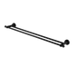Medoc Double 750 Towel Rail Matte Black