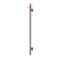 MIRAGE VERTICAL HEATED TOWEL RAIL 1000X120MM INC 12V TRANSFORMER DUSK