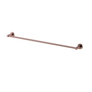 Star PVD Champagne Single Towel Rail 750mm