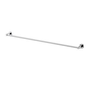 Star Round Chrome Single Towel Rail 900mm
