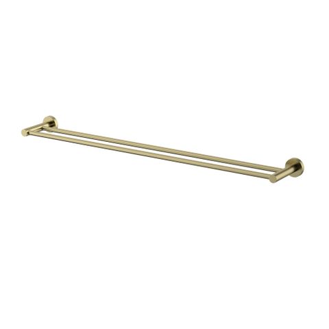 Star PVD Brushed Bronze Double Towel Rail 750mm