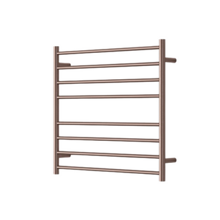 MIRAGE 8 BAR WIDE HEATED TOWEL RAIL 750MM X 700MM DUSK