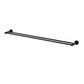 Star Round Black Double Towel Rail 900mm