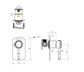 Montpellier Shower Mixer Electroplated Chrome