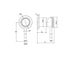Montpellier Small Backplate Shower Mixer PVD Brushed Bronze