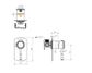 Montpellier Shower Mixer Electroplated Matt Black