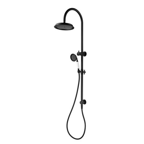 Montpellier Shower Column Set Electroplated Matt Black