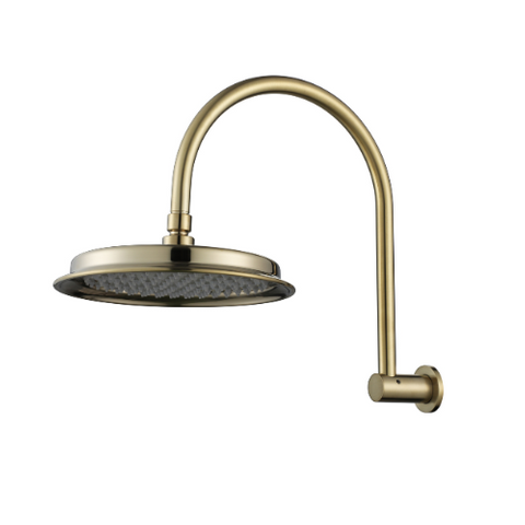 Montpellier Shower Arm & Head Pvd Brushed Bronze
