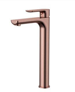 Nova High Rise Basin Mixer Pvd Champagne