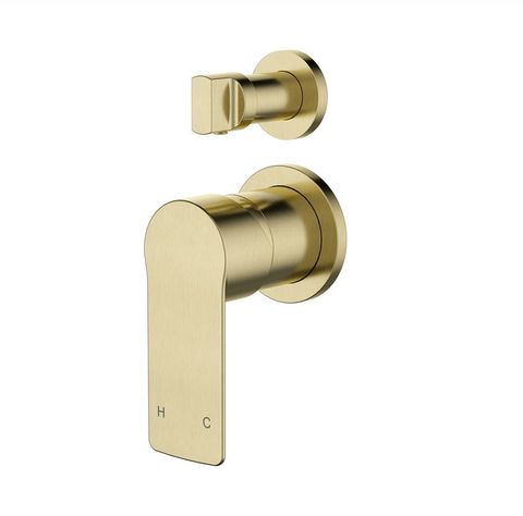 Nova Diverter Mixer  Pvd Brushed Bronze