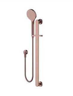 Nova Shower On Rail Pvd Champagne