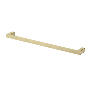 Nova Pvd Brushed Bronze Single Towel Rail 600mm