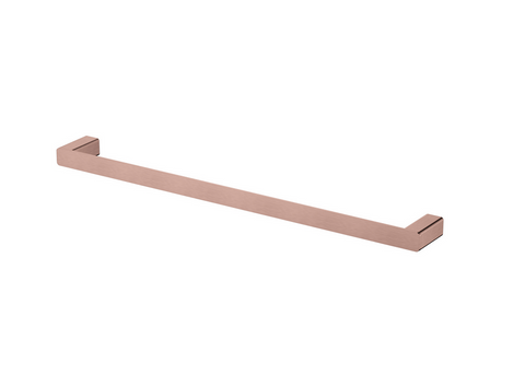 Nova Pvd Champagne Single Towel Rail 600mm