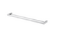 Nova Electroplated Brushed Chrome Double Towel Rail 750Mm