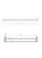 Nova Pvd Brushed Bronze Double Towel Rail 750Mm