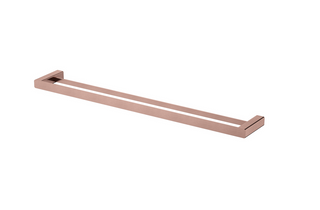 Nova Pvd Champagne Double Towel Rail 750Mm