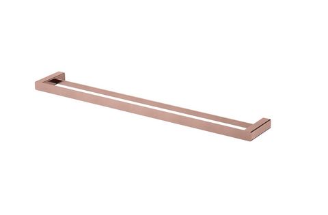 Nova Pvd Champagne Double Towel Rail 750Mm