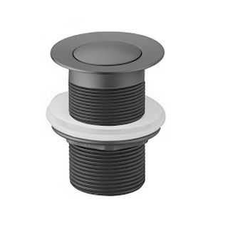 MN ELECTROPLATED GUNMETAL 32MM POP-UP WASTE NON OVERLOW