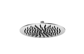 Ramsay Round Chrome 300mm Shower Head Brass