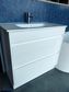 Zara 900 Gloss White Vanity