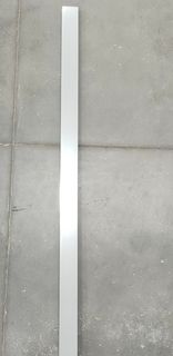 Frameless Chrome Wall Channel 2090x40mm