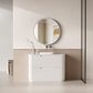 Curva Matte White 1200 Floor Mount Vanity