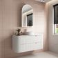 Curva Matte White 1200mm Wall Hung Vanity