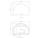 LED Moonlight Archie 800(H)x1200(W) Frameless Mirror