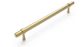 Astor - 240mm Brushed Brass Handle (Premium Solid Brass Construction)