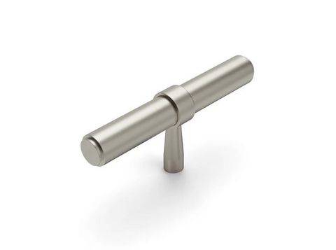 Astor - 80mm Brushed Nickel Handle (Premium Solid Brass Construction)