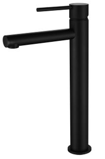 Star Mini Matte Black 25mm High Rise Basin Mixer