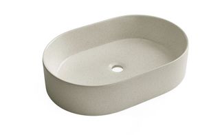 Quay Oval 500x340x120 Carbon Grey Basin