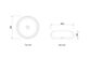 Laguna 360x360x120 Gloss White Basin